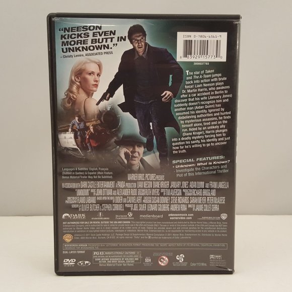 UNKNOWN DVD Widescreen 2011 USED - Picture 2 of 9
